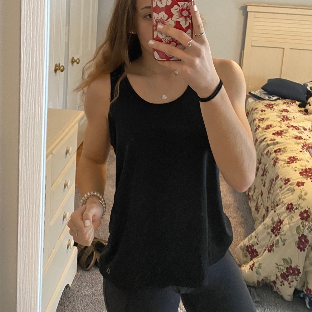 Black DriFit Gap Workout Tank Top